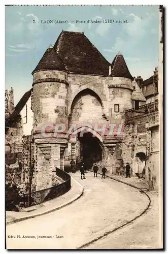 Cartes postales Laon Porte d&#39Arden