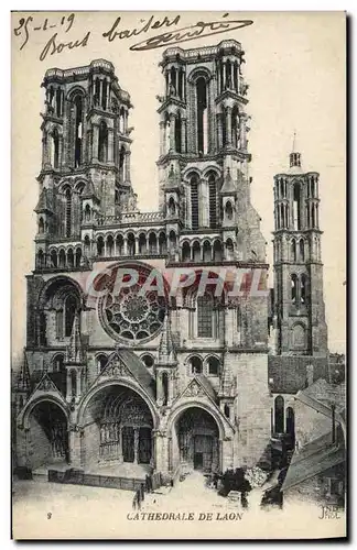 Cartes postales Laon Cathedrale