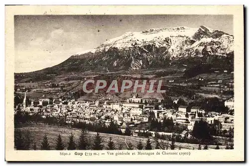 Cartes postales Gap Vue Generale et Montagne de Charanec