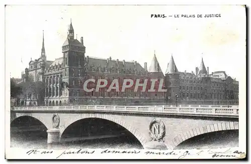 Cartes postales Paris Le palais de Justice