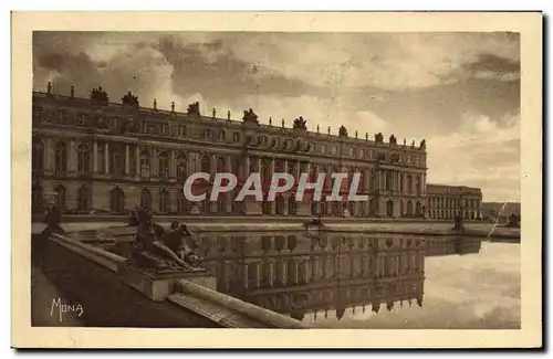 Ansichtskarte AK Versailles Le Chateau et les parterres d&#39eau