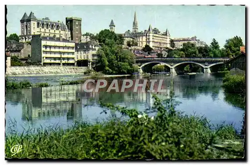 Cartes postales moderne Pau Le Chateau et le Gave