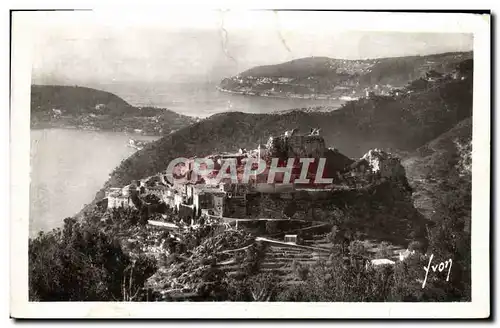 Cartes postales Eze Vue generale du village