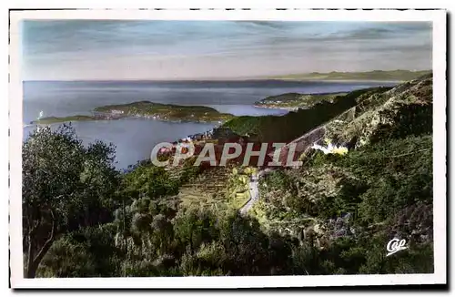 Ansichtskarte AK Eze Le Cap Ferrat et l&#39Esterel vus de la grande Corniche