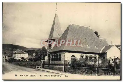 Cartes postales Gerardmer Le temple protestant