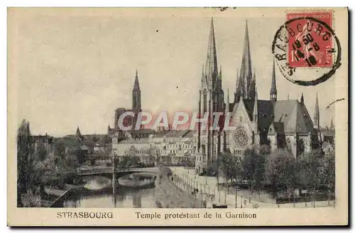 Ansichtskarte AK Strasbourg Temple protestant de la Garnison