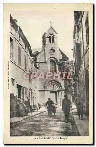 Cartes postales Bar le duc Le temple