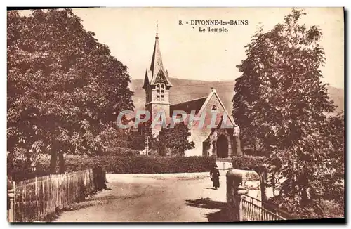 Cartes postales Divonne les Bains Le temple