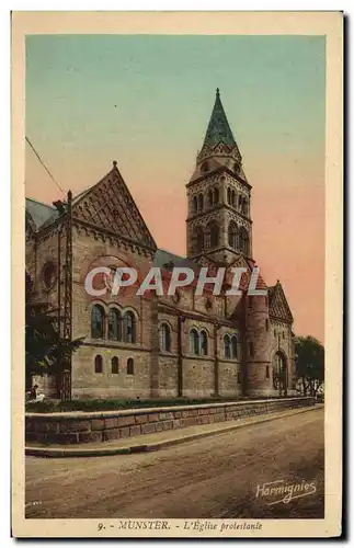 Cartes postales Munster L'eglise protestante