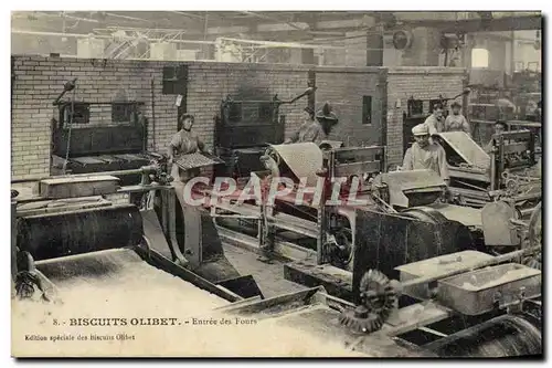 Cartes postales Biscuits Olivet Paris Entree des fours