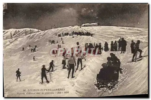 Cartes postales Sports d&#39hiver Ski Luchon Superbagneres