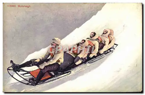 Cartes postales Sports d&#39hiver Ski Bobsleigh