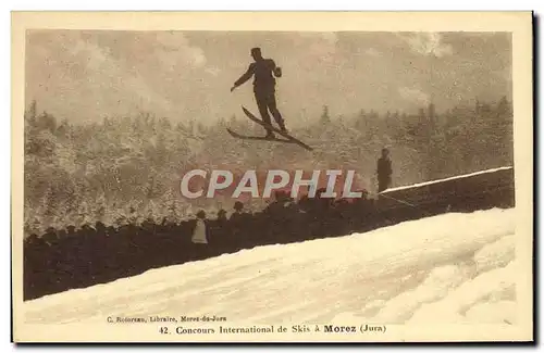 Cartes postales Sports d&#39hiver Ski Concours international de skis a Morez