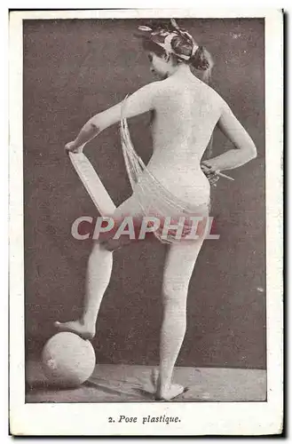 Cartes postales Nu erotique Femme Pose plastique