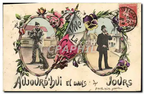 Cartes postales Militaria Vive la classe