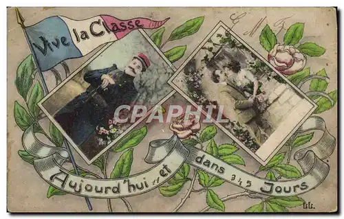 Cartes postales Militaria Vive la classe