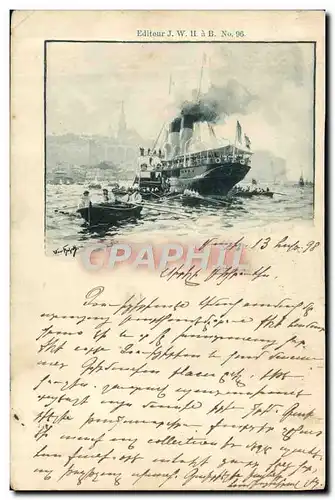 Cartes postales Bateau Guerre