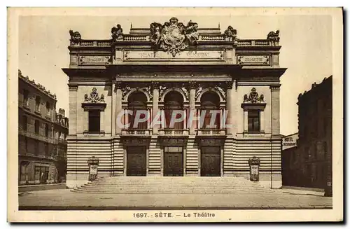 Cartes postales Le theatre Sete