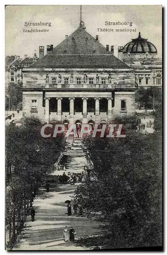 Cartes postales Le theatre municipal Strasbourg