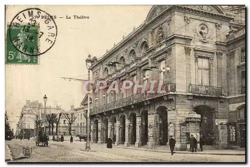 Cartes postales Le theatre Reims