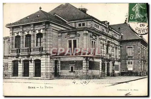Cartes postales Le theatre Sens