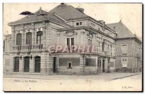 Cartes postales Le theatre Sens