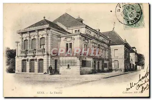 Cartes postales Le theatre Sens