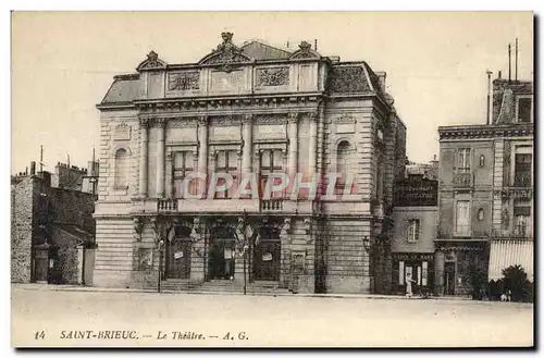 Cartes postales Le theatre Saint-Brieuc