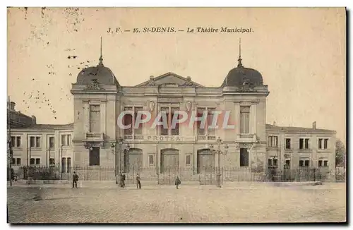 Cartes postales Le theatre municipal St Denis