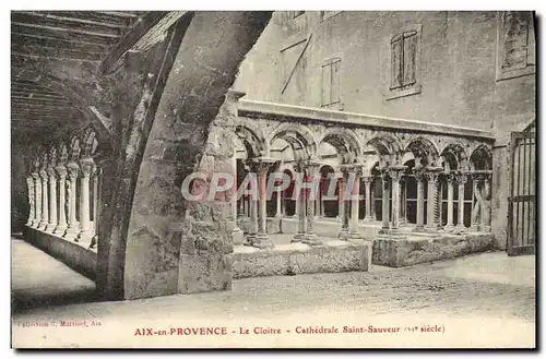 Cartes postales Aix En Provence Cathedrale St Sauveur Le cloitre