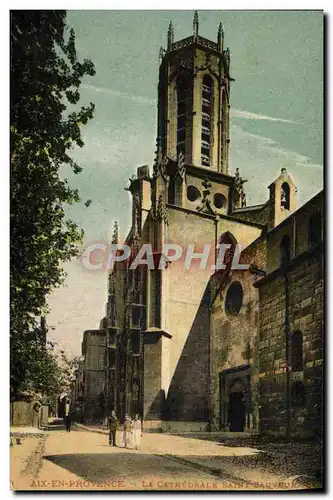 Ansichtskarte AK Aix En Provence La cathedrale Saint Sauveur