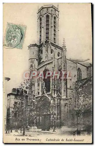 Ansichtskarte AK Aix En Provence Cathedrale de Saint Sauveur