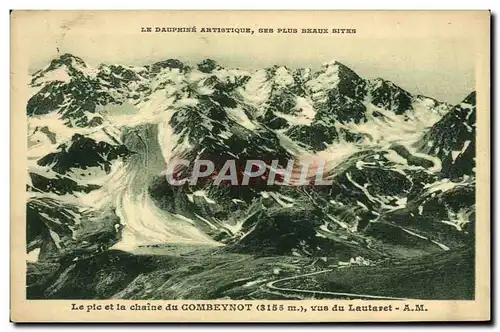 Cartes postales Le pic et la chaine du combeynot vus du Lautaret