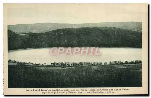 Ansichtskarte AK Lac D&#39Issarles Cratere d&#39un ancien volcan