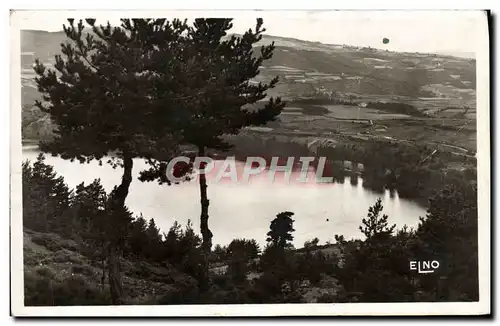 Ansichtskarte AK Lac D&#39Issarles Paysage a contre jour