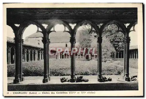 Cartes postales Charlieu Cloitre des cordeliers