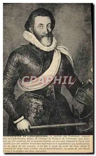 Cartes postales Connetable de lesdigueres Terrible chef protestant