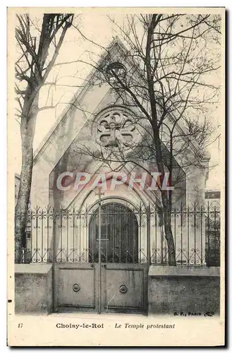 Cartes postales Temple protestant Choisy le Roi