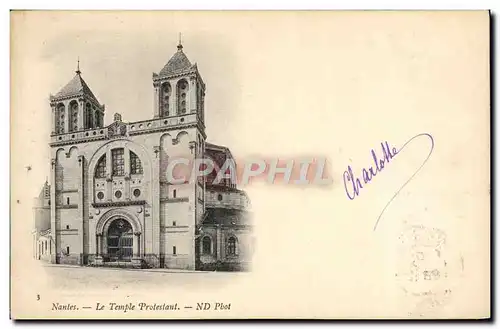 Cartes postales Temple protestant Nantes