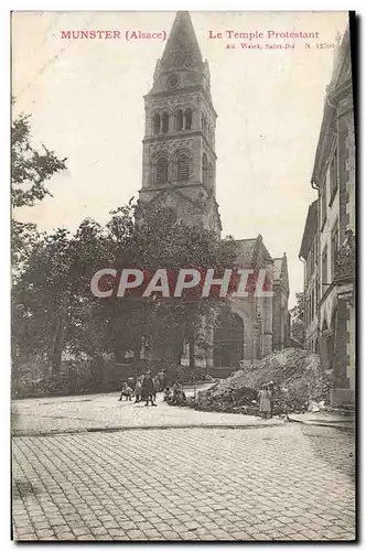 Cartes postales Temple protestant Munster