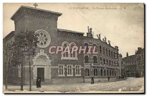 Ansichtskarte AK Temple protestant Toulouse