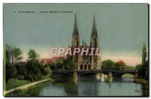 Cartes postales Temple militaire protestant Strasbourg