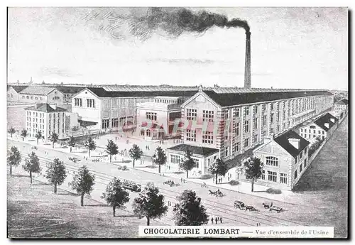 Cartes postales Chocolaterie Lombart Vue d&#39ensemble de l&#39usine