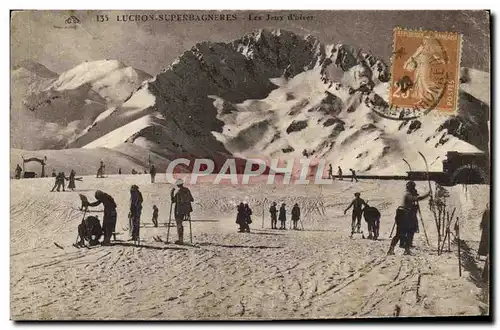 Cartes postales Sports d&#39hiver Ski Luchon Superbagneres Les jeux d&#39hiver