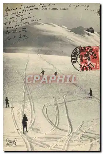 Cartes postales Sports d&#39hiver Ski Skieurs