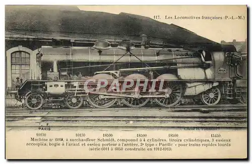 Cartes postales Train Locomotive Machine 6013