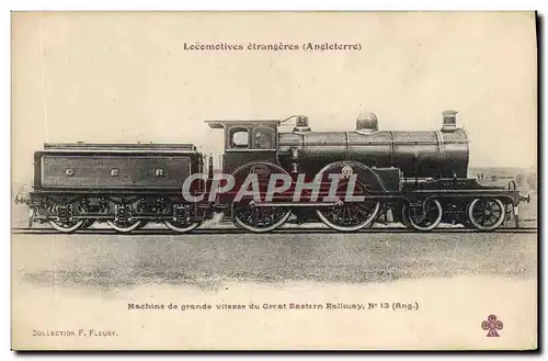 Ansichtskarte AK Train Locomotive Machine de grande vitesse du Great Eastern Railway