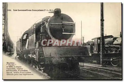 Cartes postales Train Locomotive Machine Pacific 6102