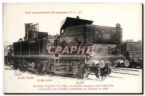 Ansichtskarte AK Train Locomotive Machine Engerth 1 395