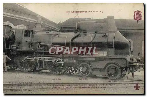 Ansichtskarte AK Train Locomotive pour train rapide Serie 6